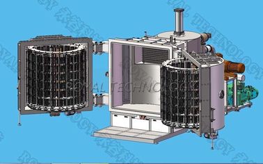 2 - De Vacuümdeklaagmachine van het deurenkoper PVD, Verdamping die van de Weerstands de Thermische Gloeidraad Systeem metalliseren